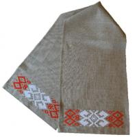 Рушник 145-150х35 (в сувенирной коробке) серого цвета