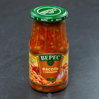 Фасоль с овощами, 530 г