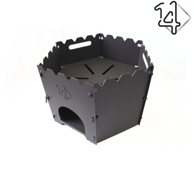 Печь для казана шестигранная