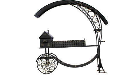 Мангал "Домик" в комплекте с кочергой и совком