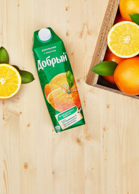 Нектар Добрый апельсиновый, 1 л