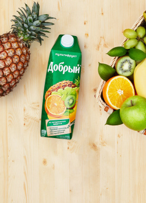 Нектар Добрый мультифруктовый, 1 л Нектар Добрый мультифруктовый, 1 л