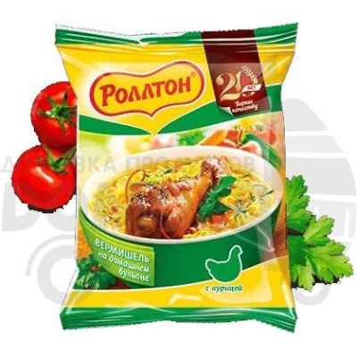 Вермишель РОЛЛТОН с курицей, 60 г
