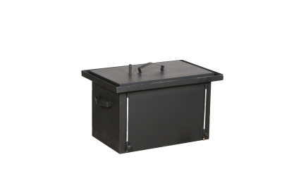 Коптильня стальная 330х500х300 мм на опорах