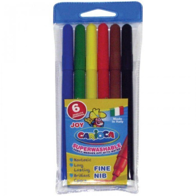 Фломастеры 6 цветов