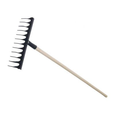 Грабли металлические с черенком