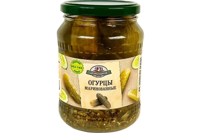Огурцы консервированные маринованные, 680 г