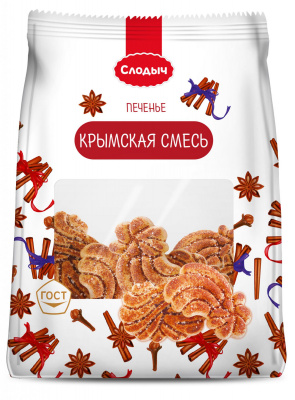 Печенье Слодыч Крымское, 100 г Печенье Слодыч Крымское, 100 г