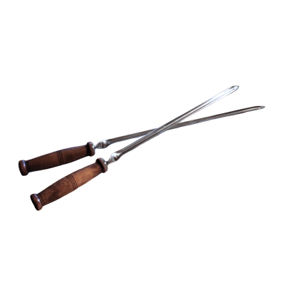 Шампур с деревянной ручкой