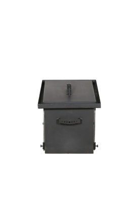 Коптильня стальная 330х500х300 мм на опорах