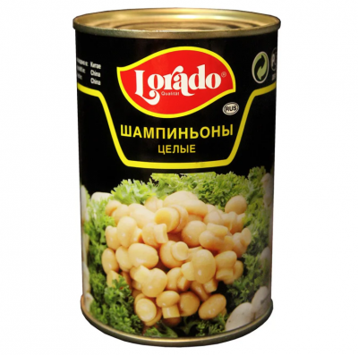 Шампиньоны Лорадо целые, 425 мл